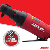 AIRCAT Pneumatic Tools 807-25: Mini Palm Ratchet 300 RPM, 35 ft-lbs Maximum Torque - 1/4-Inch AIRCAT