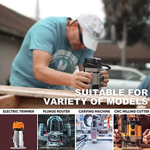 CNC Spoilboard Surfacing Router Bits 1/4 inch Shank 1inch Cutting Diameter Slab Flattening Router Bit Planing Bit Wood Planing Bit Planer Perfectly Yueqing Zhongji