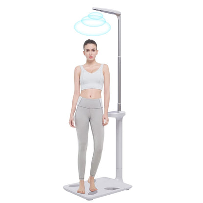 Professional Digital Physicians Scale 440lbs/200kg Capacity Digital Medical Scale for Body Weight and Height Scale Range 80-195CM BMI Body Fat