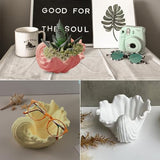 Wehous Unique Holder Resin Molds Silicone, Wave Shell Tray Silicone Mold, Bowl Epoxy Resin Casting Mold for DIY Jewelry Plate Candle Holder Candy Wehous
