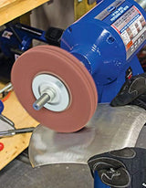 Eastwood 8 in. Non-Woven Abrasive Buffing Polishing Wheel Scouring Pad Grinding Flap Eastwood