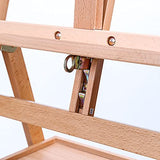 Mont Marte Signature Tilting Box Floor Easel Beech Wood, Holds Canvases up to 92cm (36.2in) in Height, Angle Adjustment, Sturdy Base, Built-in MONT MARTE