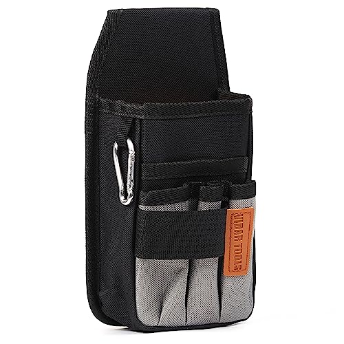 VIDAR TOOLS Small Tool Pouch with Belt Clip,Tool Pouch Bag.Tool Belt Pouches,Electrician Tool Pouch.Mini Organizer Pocket Attachment for Tool Belt,5 VIDAR TOOLS