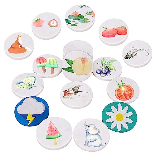 25 PCS Large Painting Rocks, 2 Inch Flat Rocks for Painting, DIY White Round Painting Rocks, Uniform in Shape and Size, Natural Smooth Rocks for - WoodArtSupply