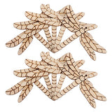 Didiseaon 50 Sets Unfinished Wooden Dragonfly Cutouts Insect Wood Slice Blank Wooden Paint Crafts for Kids Painting DIY Craft Didiseaon
