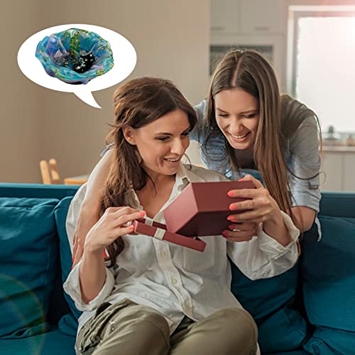 Actvty Ring Holder Resin Mold, 2Pcs Rose Ring Dish Silicone Molds for Epoxy Resin, Silicone Resin Molds for DIY Jewelry Holder Dish, Resin Crafts, Actvty