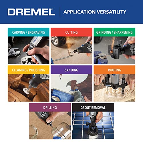 Dremel 3000-1/25 Variable Speed Rotary Tool Kit- 1 Attachment and 25 Accessories- Grinder, Mini Sander, Polisher, Router, Engraver- Perfect for - WoodArtSupply