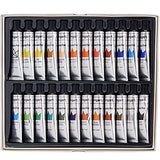 KINGART 534-24 PRO GOUACHE Paint Set, Set of 24 Unique Colors, 12ml Tubes, Non-toxic, water-based paints KINGART