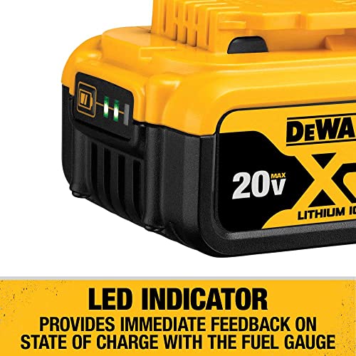 DEWALT 20V MAX Battery and Charger Kit with Bag, 5.0Ah (DCB205CK) DEWALT