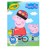 Crayola Peppa Pig Coloring Book with Stickers, Gift for Kids, 96 Pages, Ages 3, 4, 5, 6 Crayola