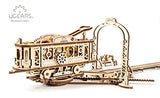 UGears Mechanical Town Series Tram Line Mechanical Wooden Model Kit 3D Puzzle Assembly UGEARS