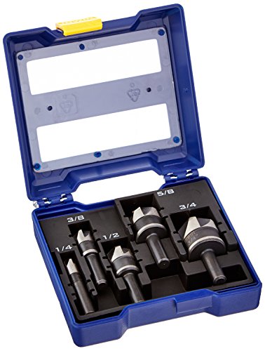 IRWIN Countersink Drill Bit Set for Metal, 5-Piece (1877793) IRWIN