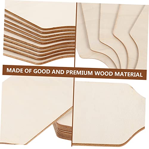 SEWOART 10pcs Square Wooden Board Unfinished Wooden Cutting Board Wood Chopping Board with Handle Diy Chopping Boards Wooden Pallets Diy Tiny Cutting - WoodArtSupply