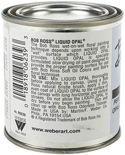Bob Ross R6239 Ross Liquid Opal 8OZ Oil Paint, 236-Ml, Multicolor Bob Ross