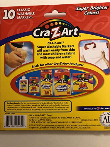 CrazArt Super Washable Markers Combo Pack