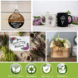 11Pcs Large Flower Stencils for Walls Canvas Fabric Craft, Floral Rose Stencil for Painting on Wood Reusable Magnolia Hibiscus Layering Paint yhslmh