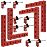 90 Degree Clamp, Cabinet Clamp, 5.5" x 5.5"(14 x 14cm) Aluminum Alloy Right Angle square Tool, Corner Clamps for Woodworking Tools, Right Angle SOSERIVD