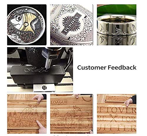 Jiiolioa V21201 20 Degree Profile Bit V Groove Engraving Router Bit 1/4" Shank 1/4"X2" Jiiolioa