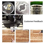 Jiiolioa V21201 20 Degree Profile Bit V Groove Engraving Router Bit 1/4" Shank 1/4"X2" Jiiolioa