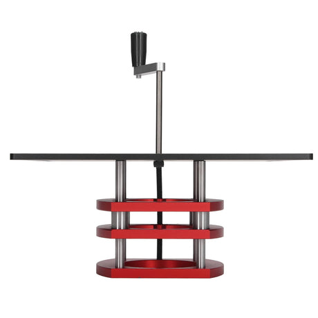 Acogedor Router Lift Kit, Metal Router Lift System with Router Table Insert Plate, 4 Jaw Clamping, Router Lift Base Accessories (Black) Acogedor