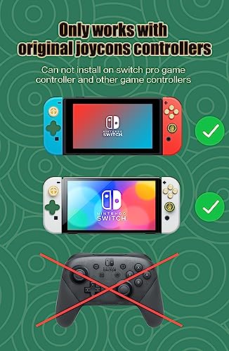 Switch OLED Dpad Caps for The Legend of Zelda: Tears of The Kingdom, Switch OLED Dpad Button Caps and Silicone Joy Con Thumb Grips - WoodArtSupply