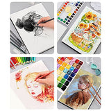 Tavolozza A3 (16.54"x11.69") Heavyweight Hardcover Sketch Book, 96 Pages (102 lb/170gsm), Durable Acid Free Drawing Paper for Painting & Drawing Dry Tavolozza Fine Arts