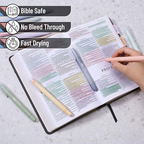 Mr. Pen- Bible Highlighters and Pens No Bleed, 10 Pack, Gel Highlighters, Bible Pens No Bleed Through, Bible Highlighters No Bleed, Bible Journaling