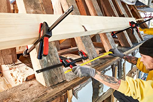 BESSEY EHK SERIES - 600 lb Clamping Force - 24 in - EHKXL24 Trigger Clamp Set - 3.625 in. Throat Depth - Wood Clamps, Tools, & Equipment for Bessey