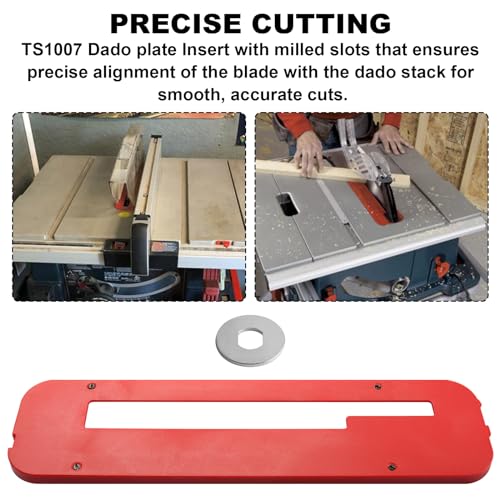 TS1007 Dado Throat plate fits for Bosch 4000 and 4100 table saw GEAIN
