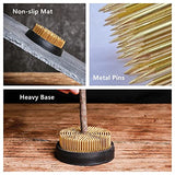 3 Pcs Flower Frogs for Flower Arrangements Supplies, Japanese Flower Arranging Ikebana Kenzan, Pin Frogs for Flowers Holder with Rubber Base Flower Eggone