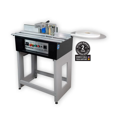 Maksiwa Portable Edgebander CBC.E Black Edition - Hot Melt System - Pellet Low Temperature Glue - Edgebanding Solution with 2-Year Warranty and Tech Maksiwa
