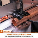 Evolution Power Tools R255SMS+ PLUS 10-Inch Sliding Miter Saw Plus Multi-Material Multi-Purpose Cutting Cuts Metal, Plastic, Wood & More 0˚ - 45˚ Evolution