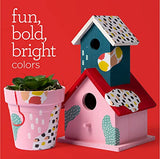 Apple Barrel Multi PROMOABMPO22, 21 Piece DIY Set Featuring 16 Surface Paints, 1 Mod Podge Outdoor Acrylic Sealer and 4 Foam Brushes, Large Apple Barrel
