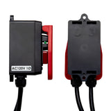 POWERTEC 71754 120V Safety Power Tool Paddle Switch w/Heavy Duty Cords, fits Table Saw, Router Table, Drill Press, Bench Saw, Band Saw POWERTEC