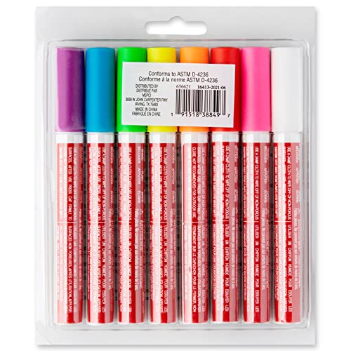 Craft Smart Fluorescent Medium Tip Chalk Marker Set Craft Smart