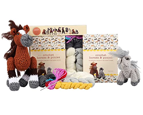 Crochet Horses & Ponies: 10 Adorable Projects for Horse Lovers (Crochet Kits) - WoodArtSupply