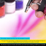 MEEDEN Airbrush Paint Set, 60 Colors/30ml Airbrush Paints Contain Metallic and Neon Paints, Ready to Spray, Water Based, for Wood, Models, Leather MEEDEN