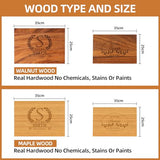 Personalized Cutting Board, Usa Crafted Maple/Walnut Customized Cutting Boards, Save The Date Wedding Gift, Christmas Gifts, Anniversary or Bridal SHOISOWO