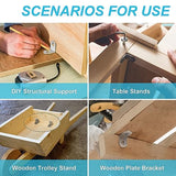 50 Pcs L Bracket Corner Brace MONKIPAER Metal Corner bracket 90 Degree Angle Stainless Steel Bracket with 100 Pcs Screws for securing wooden frames Monkipaer