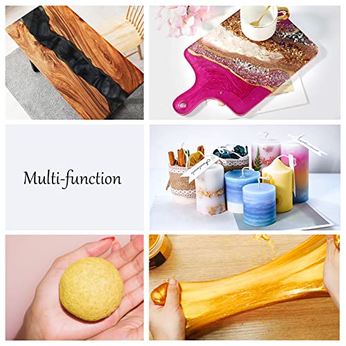 LET'S RESIN Gold Mica Pigment Powder, 3.5 Ounces/ 100 Grams Gold Mica Powder for Soap Making,Shimmer Resin Pigment Powder for Epoxy, Slime, Bath LET'S RESIN