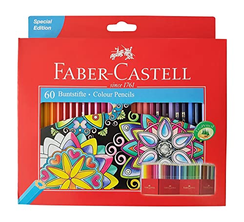 Faber Castell Premium Color Pencils, 60 colour - WoodArtSupply