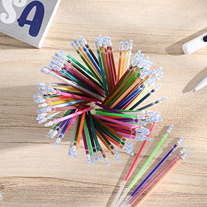 Colored Glitter Gel Pens, 80 Colors Gel Pen with 80 Refills - Set