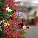 Unfinished Wooden Cutouts 8 Styles Butterfly Bee Sunflowers Spring Wood Slices Hanging Ornaments Blank Wooden Paint Crafts for Kids Painting, DIY Bunhum