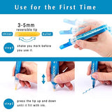 ZSCM 12 Colors Acrylic Glitter Markers Paint Pens, Rock Painting Pens Markers Metallic Art Marker for Kids Adults Card Making Painting Glass Ceramic ZSCM QUALITY DECIDES THE FUTURE