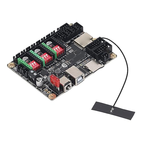 Laser Cutter Control Board 32 Bit Main Board PCBLaser Engraver Mai board with A4988 Step Motor for Engraver 12‑24VDC Walfront