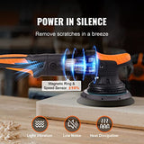 VEVOR Buffer Polisher, 6-Inch Dual Action Polisher for Car Detailing, 6 Variable Speed 1900-4600RPM Random Orbital Polisher Waxer Kit, with VEVOR