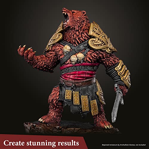 The Army Painter Speedpaint Metallics Set 2.0+ - 10 Speed Model Paint Kit - Pre-Loaded with Mixing Balls, 1 Basecoating Model Paint Brush, Army The Army Painter