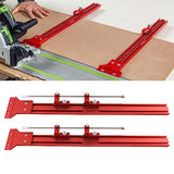 FTVOGUE Parallel Guide Rail System Circular Saw Track Set Woodworking 90 Degree Guide Rail Joining Set T-Track Miter Track Guide Auxiliary Tool for FTVOGUE
