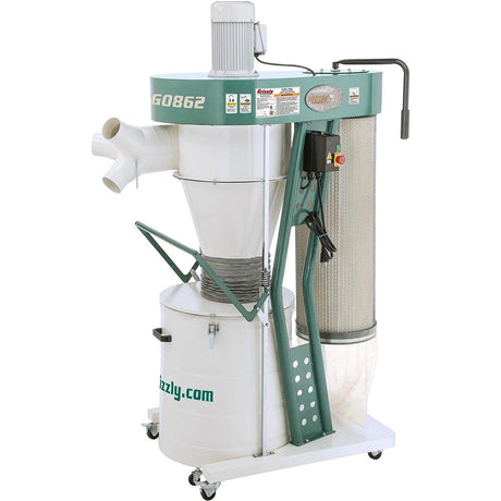 Grizzly Industrial G0862-3 HP Portable Cyclone Dust Collector Grizzly Industrial