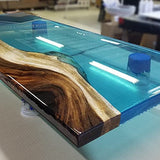 WiseBond Epoxy Deep Pour Resin Kit - Ultra-Crystal Clear UV Resistant Perfect for River Tables Live-Edge Wood & Art Projects Slow Cure Formula 2:1 WiseBond